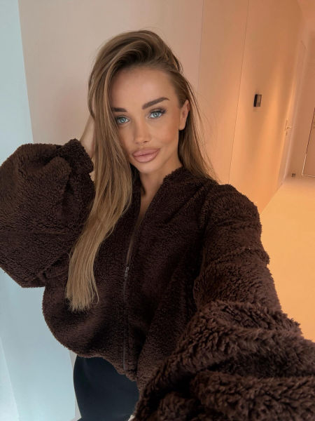 Bluza Teddy Z Miękkiego Misia Brązowa zdjęcie 3